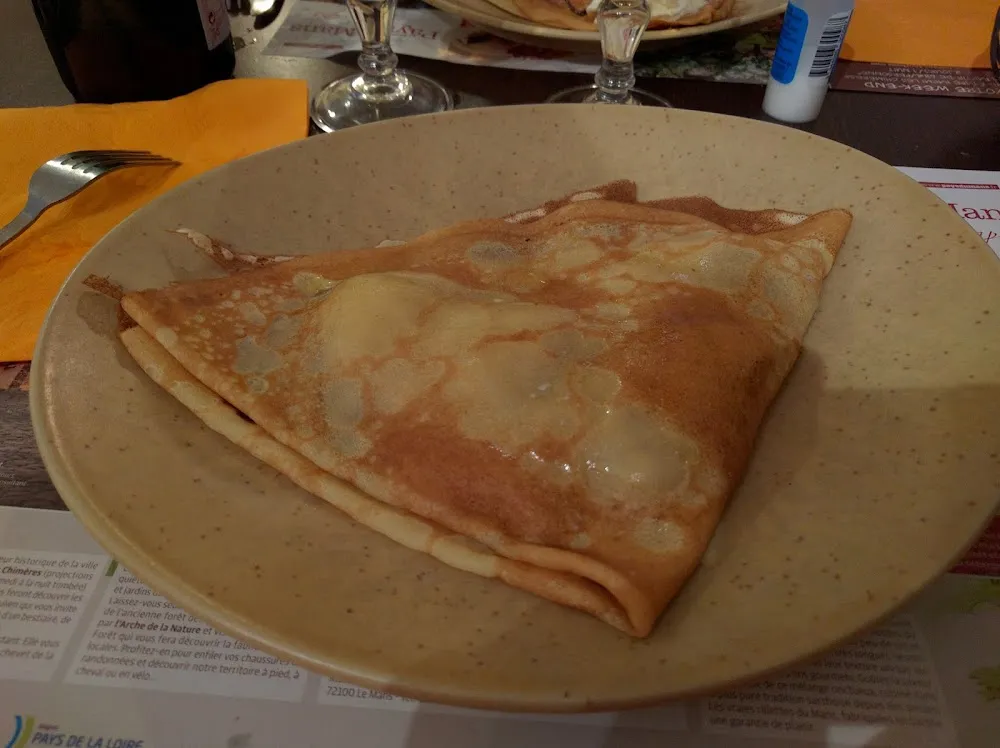 Crêpe Flambée Au Grand Marnier