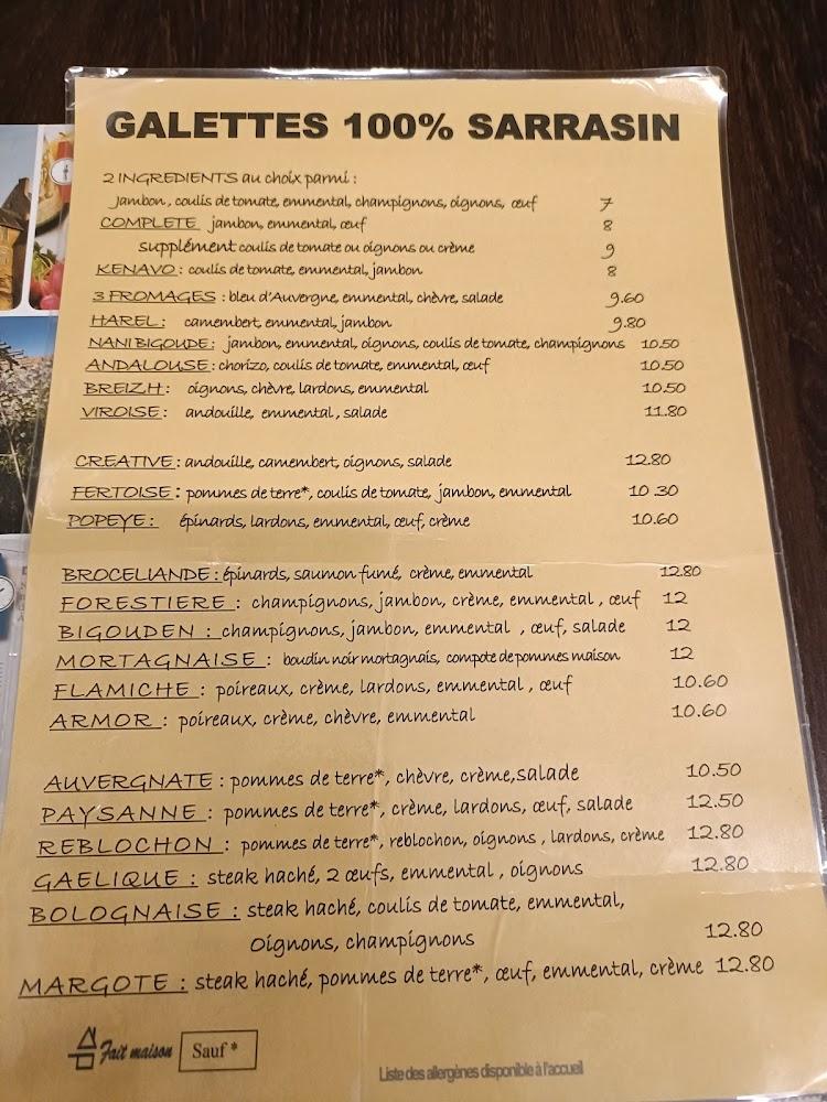 Crêperie La Pomone - Menu Image 2